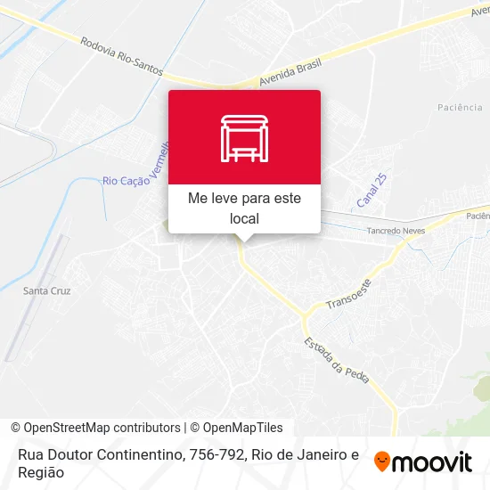 Rua Doutor Continentino, 756-792 mapa