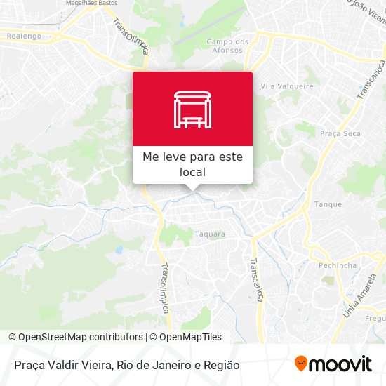 Praça Valdir Vieira mapa