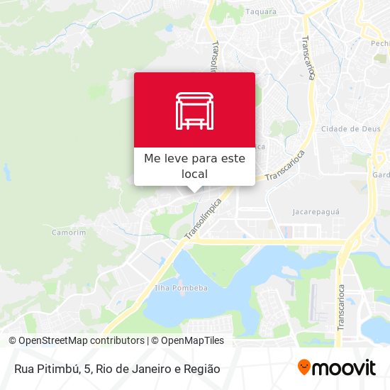 Rua Pitimbú, 5 mapa