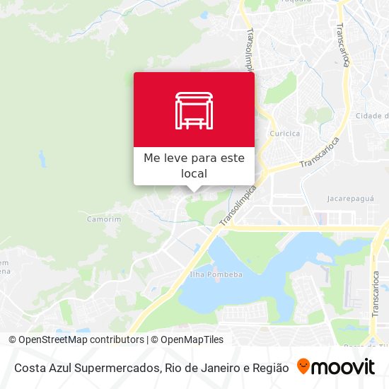 Costa Azul Supermercados mapa