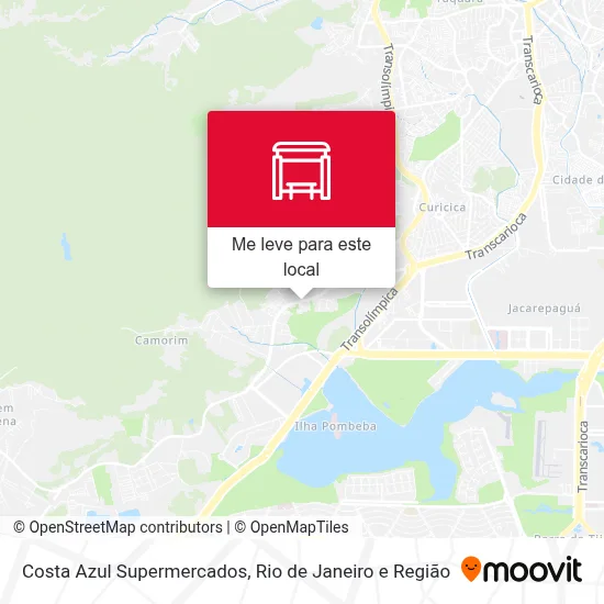 Costa Azul Supermercados mapa