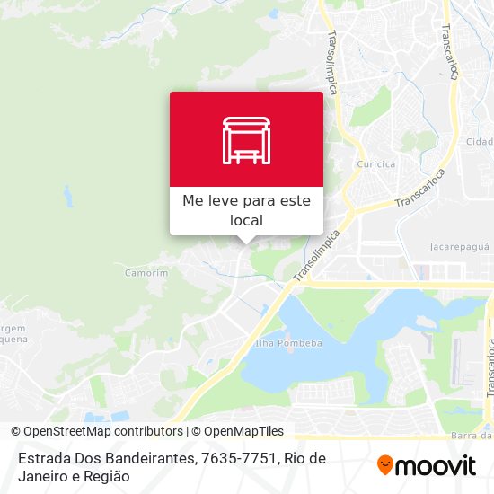 Estrada Dos Bandeirantes, 7635-7751 mapa
