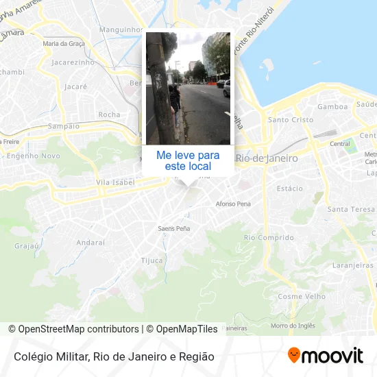 Colégio Militar mapa