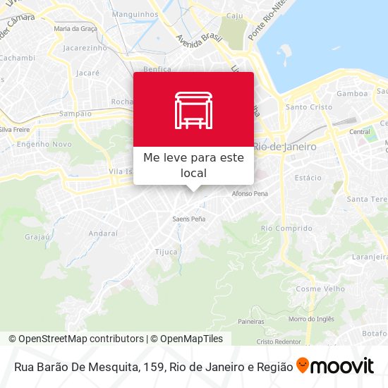 Rua Barão De Mesquita, 159 mapa