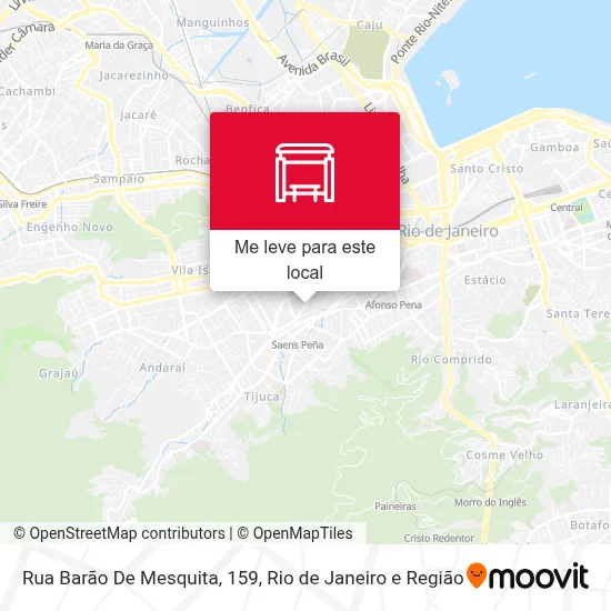 Rua Barão De Mesquita, 159 mapa