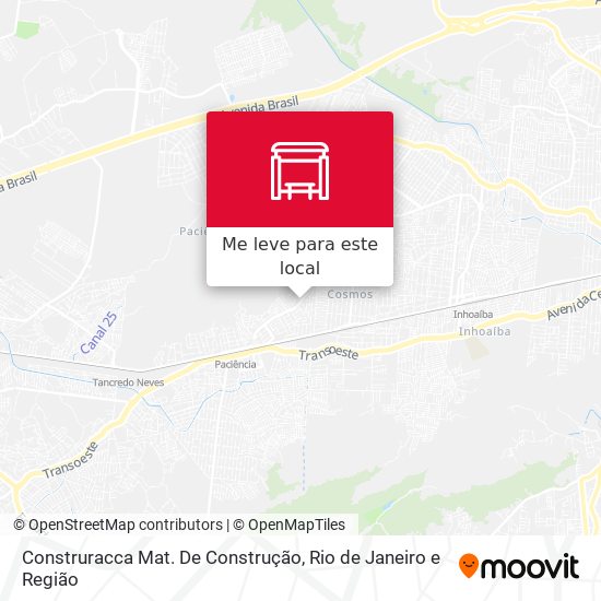 Construracca Mat. De Construção mapa
