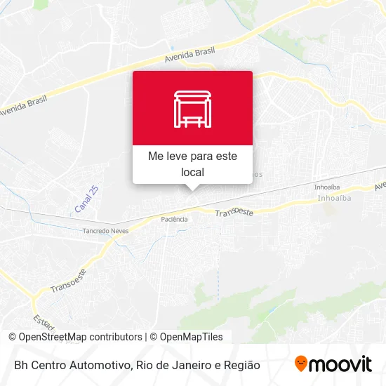 Bh Centro Automotivo mapa