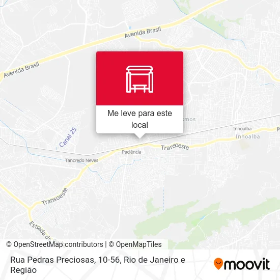Rua Pedras Preciosas, 10-56 mapa