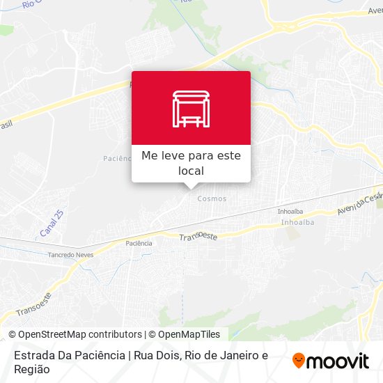 Estrada Da Paciência | Rua Dois mapa