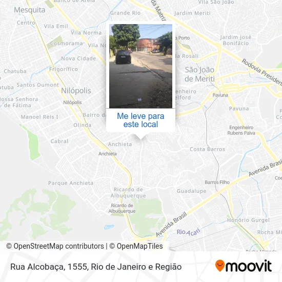 Rua Alcobaça, 1555 mapa