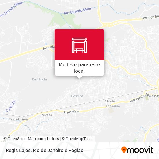 Régis Lajes mapa
