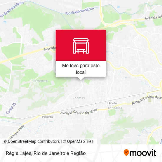 Régis Lajes mapa