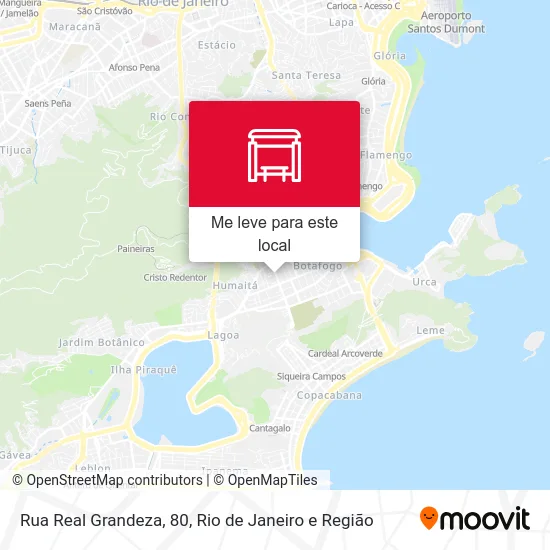 Rua Real Grandeza, 80 mapa