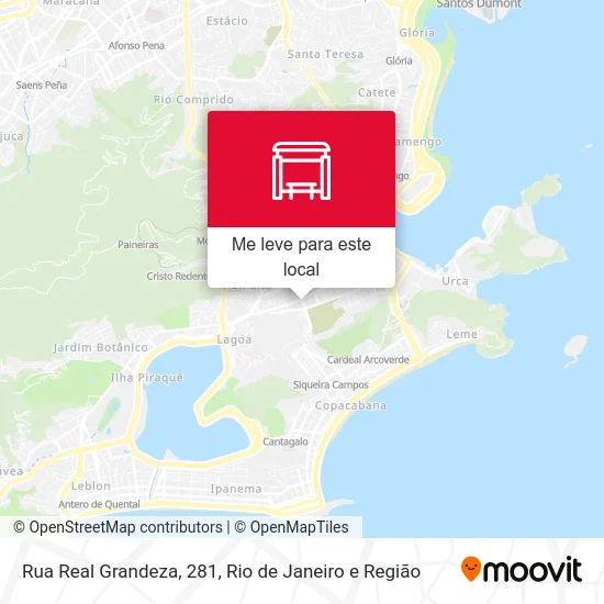 Rua Real Grandeza, 281 mapa