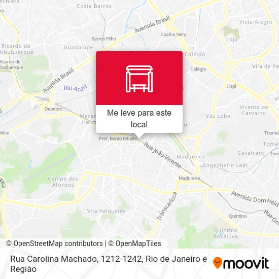 Rua Carolina Machado, 1212-1242 mapa
