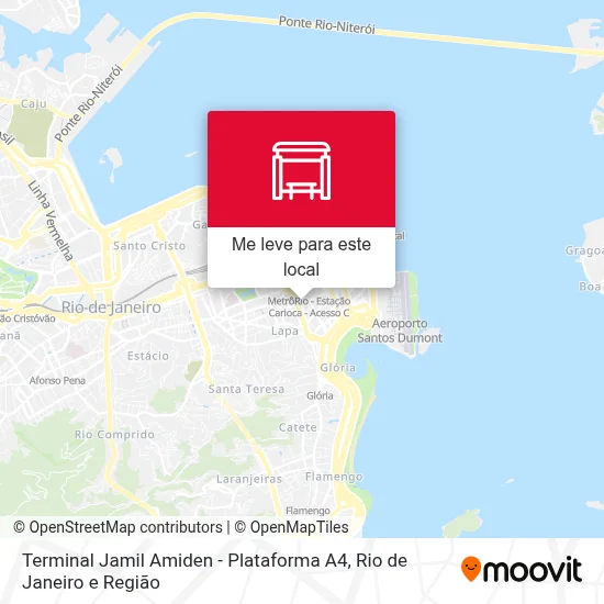 Terminal Jamil Amiden - Plataforma A4 mapa