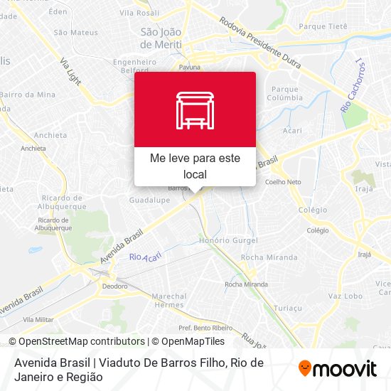 Avenida Brasil | Viaduto De Barros Filho mapa