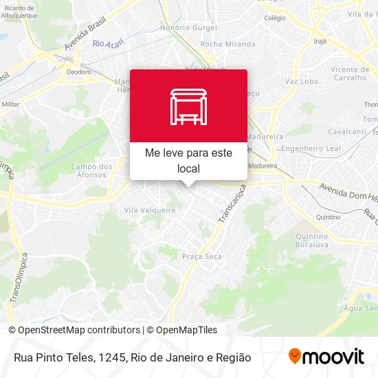 Rua Pinto Teles, 1245 mapa