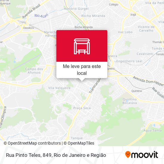 Rua Pinto Teles, 849 mapa