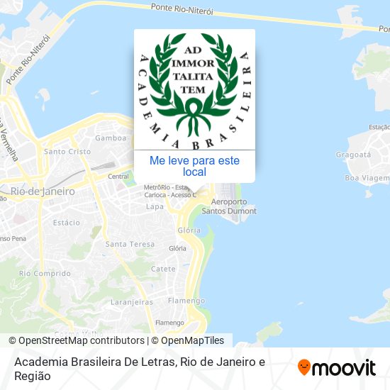 Academia Brasileira De Letras parada - Rotas, horários e tarifas