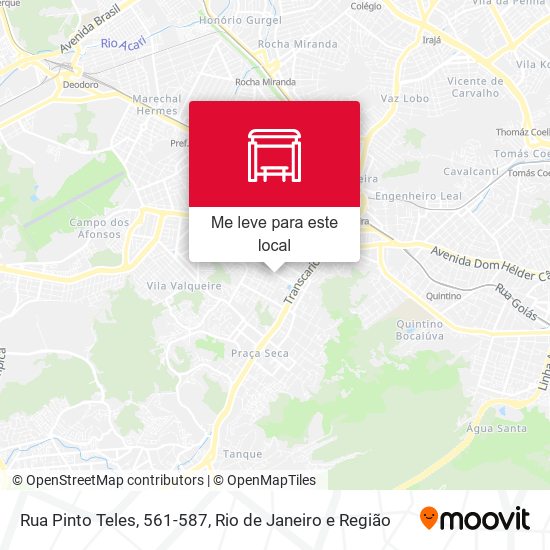 Rua Pinto Teles, 561-587 mapa