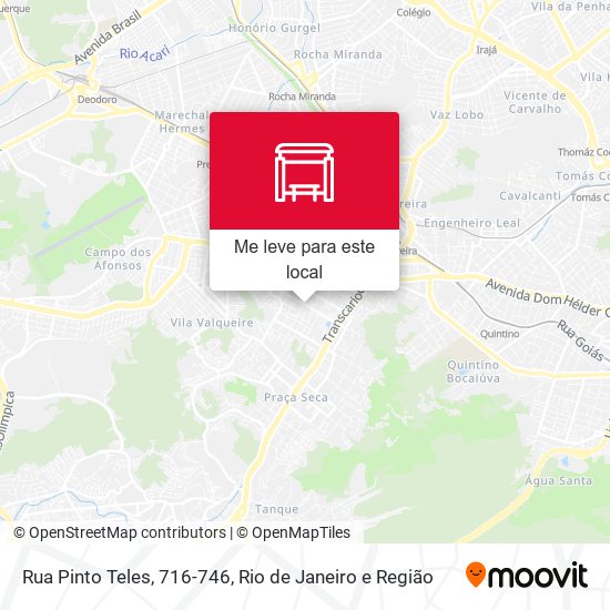 Rua Pinto Teles, 716-746 mapa