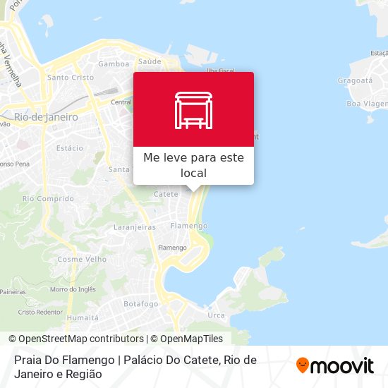 Praia Do Flamengo | Palácio Do Catete mapa