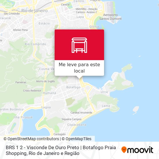 BRS 1 2 - Visconde De Ouro Preto | Botafogo Praia Shopping mapa