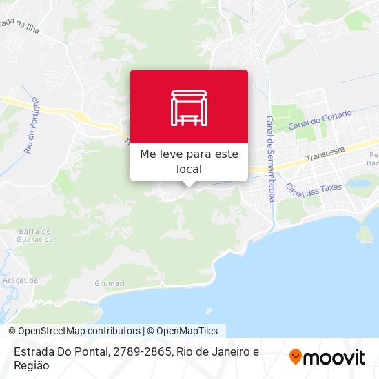 Estrada Do Pontal, 2789-2865 mapa