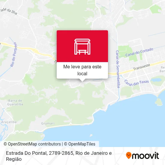 Estrada Do Pontal, 2789-2865 mapa