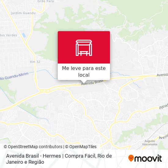 Avenida Brasil - Hermes | Compra Fácil mapa