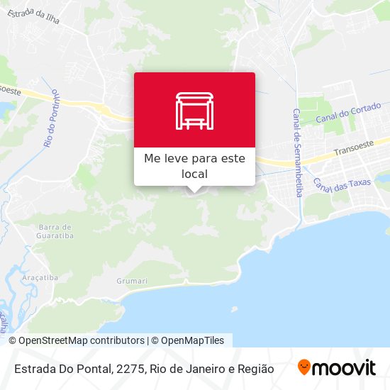Estrada Do Pontal, 2275 mapa