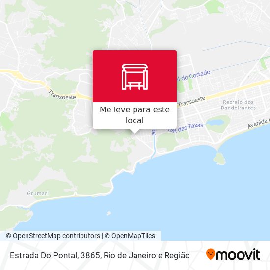 Estrada Do Pontal, 3865 mapa
