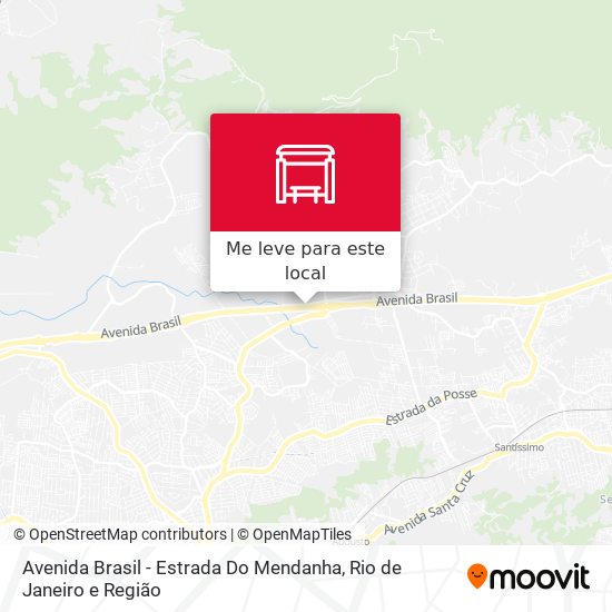 Avenida Brasil - Estrada Do Mendanha mapa