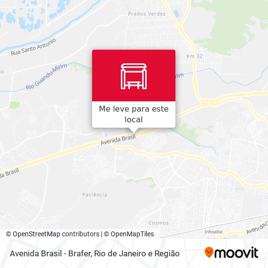Avenida Brasil - Brafer mapa
