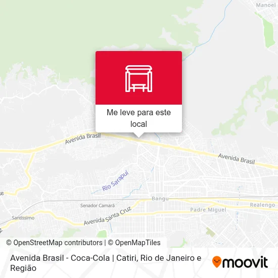 Avenida Brasil - Coca-Cola | Catiri mapa