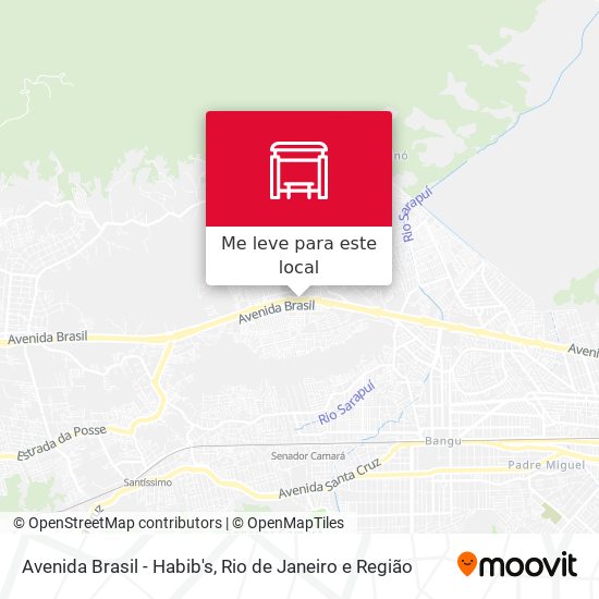 Avenida Brasil - Habib's mapa