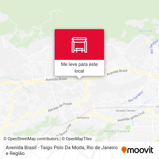 Avenida Brasil - Taigo Polo Da Moda mapa