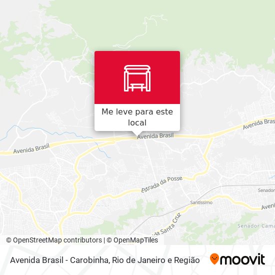 Avenida Brasil - Carobinha mapa