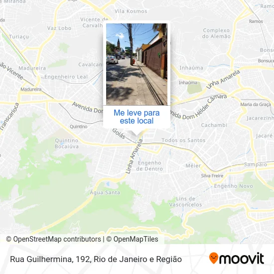 Rua Guilhermina, 192 mapa