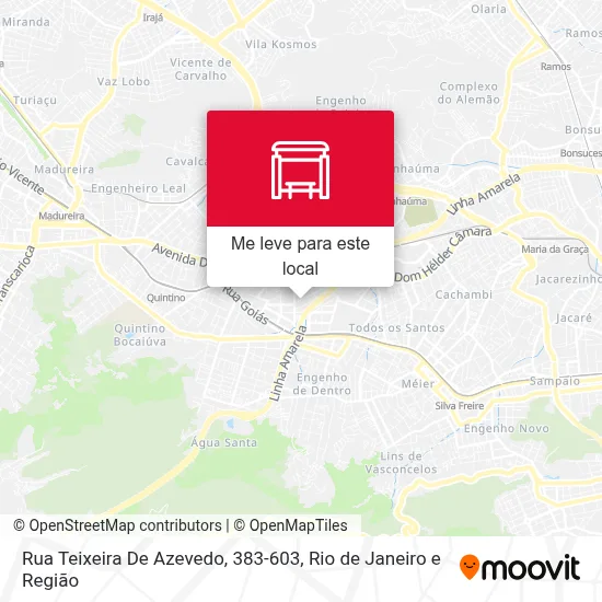 Rua Teixeira De Azevedo, 383-603 mapa