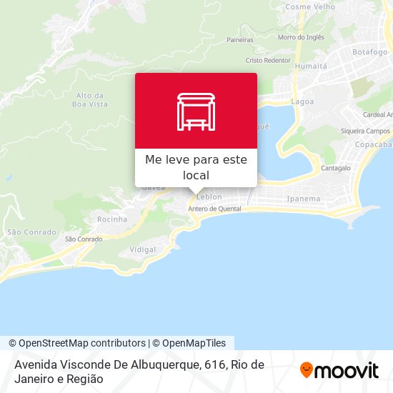 Avenida Visconde De Albuquerque, 616 mapa