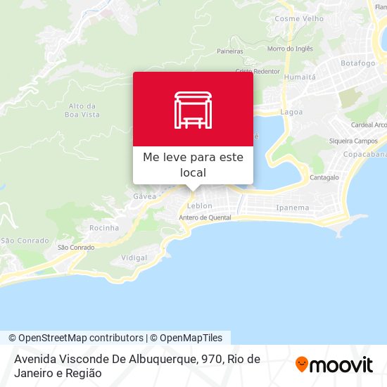 Avenida Visconde De Albuquerque, 970 mapa