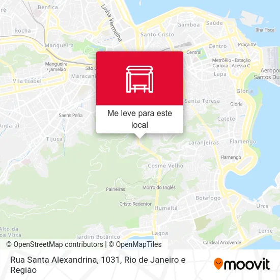 Rua Santa Alexandrina, 1031 mapa