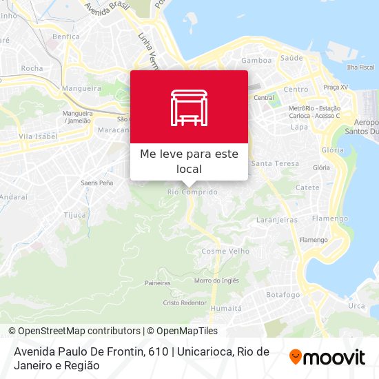 Avenida Paulo De Frontin, 610 | Unicarioca mapa