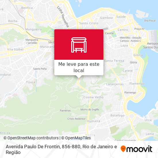 Avenida Paulo De Frontin, 856-880 mapa