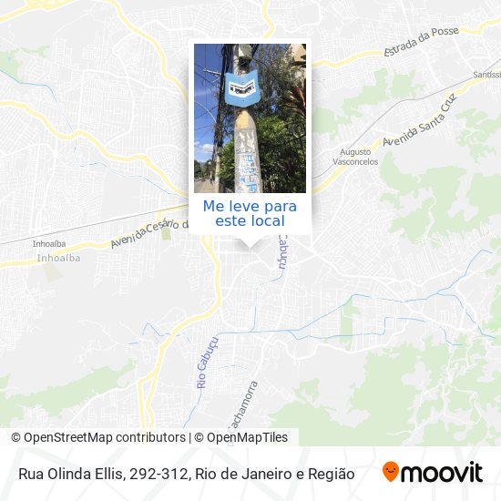 Rua Olinda Ellis, 292-312 mapa