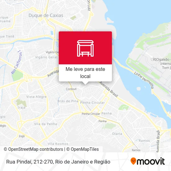 Rua Pindaí, 212-270 mapa