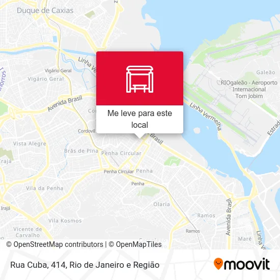 Rua Cuba, 414 mapa