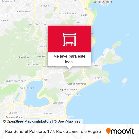 Rua General Polidoro, 177 mapa